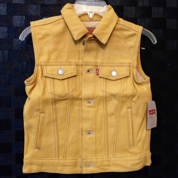 Levi's Other - Yellow denim vest. NWT. Child's Small.